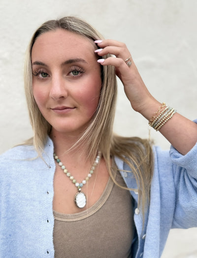 Ocean Breeze Button-Up Cardigan by 75