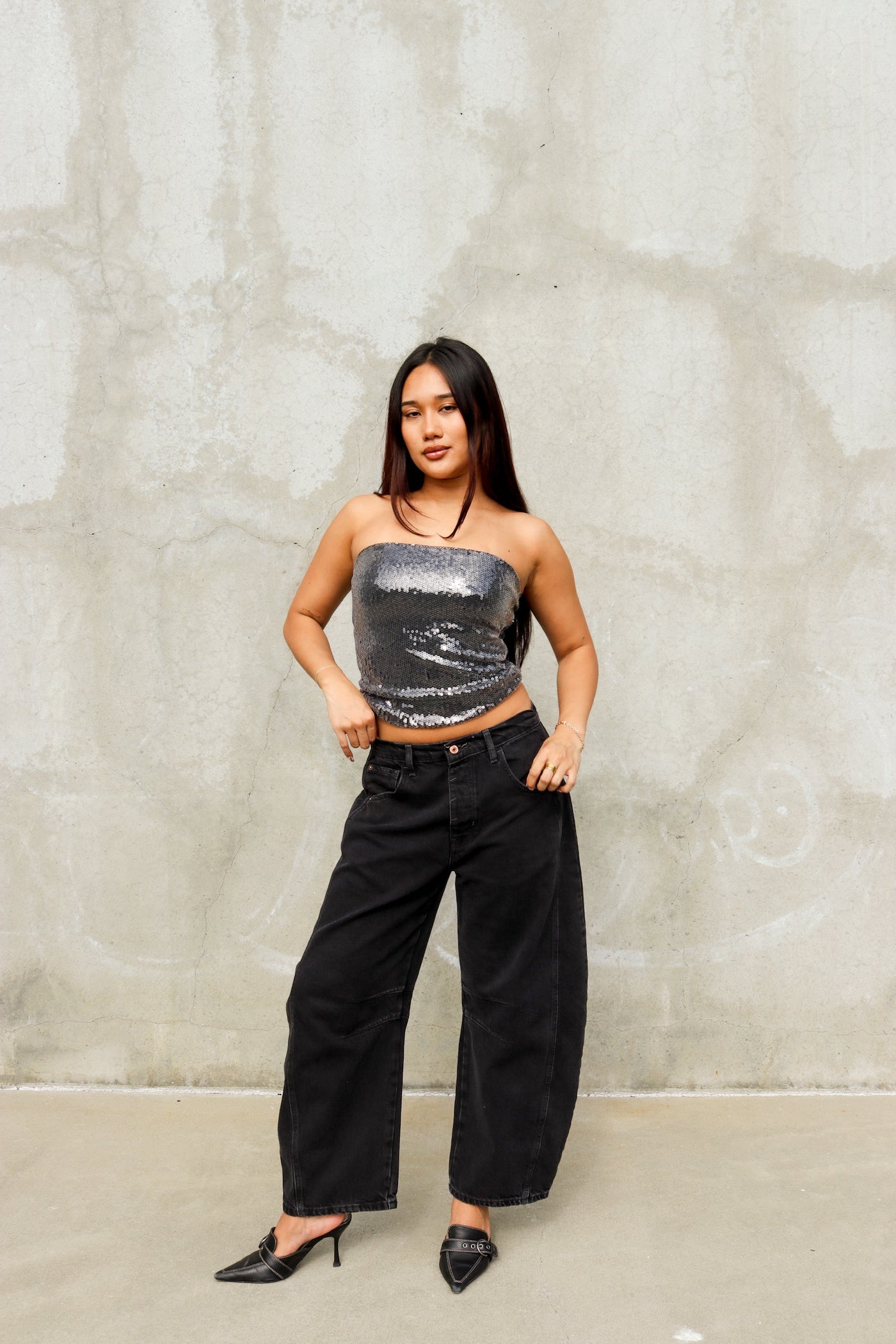 GOOD LUCK MID RISE BARREL by Free People