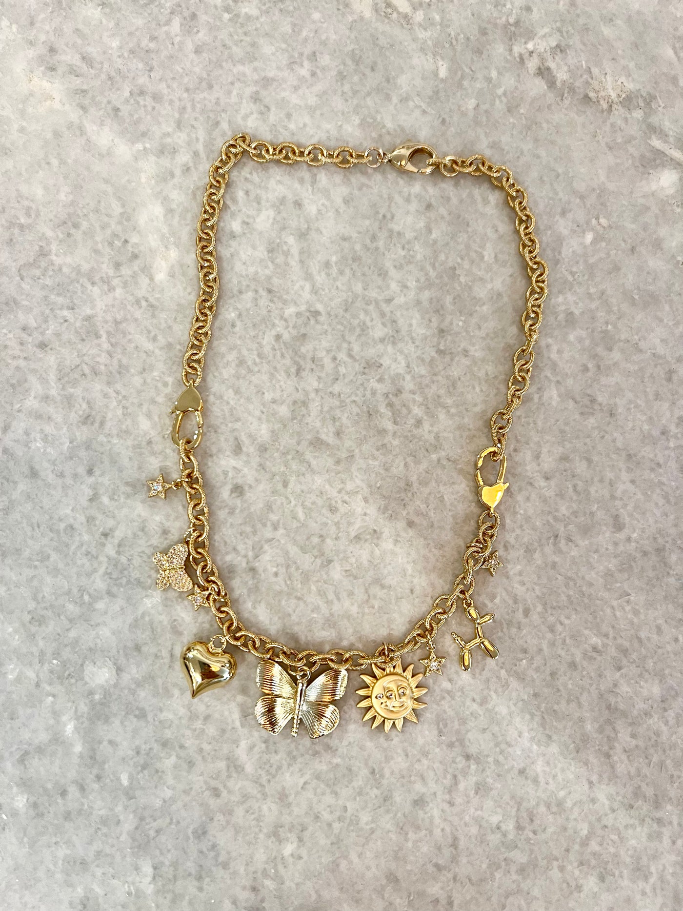 Charm Necklace by Paula Rosen
