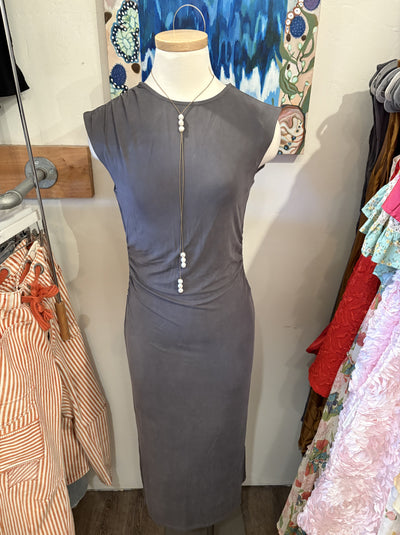 Moonset Cupro Midi Dress