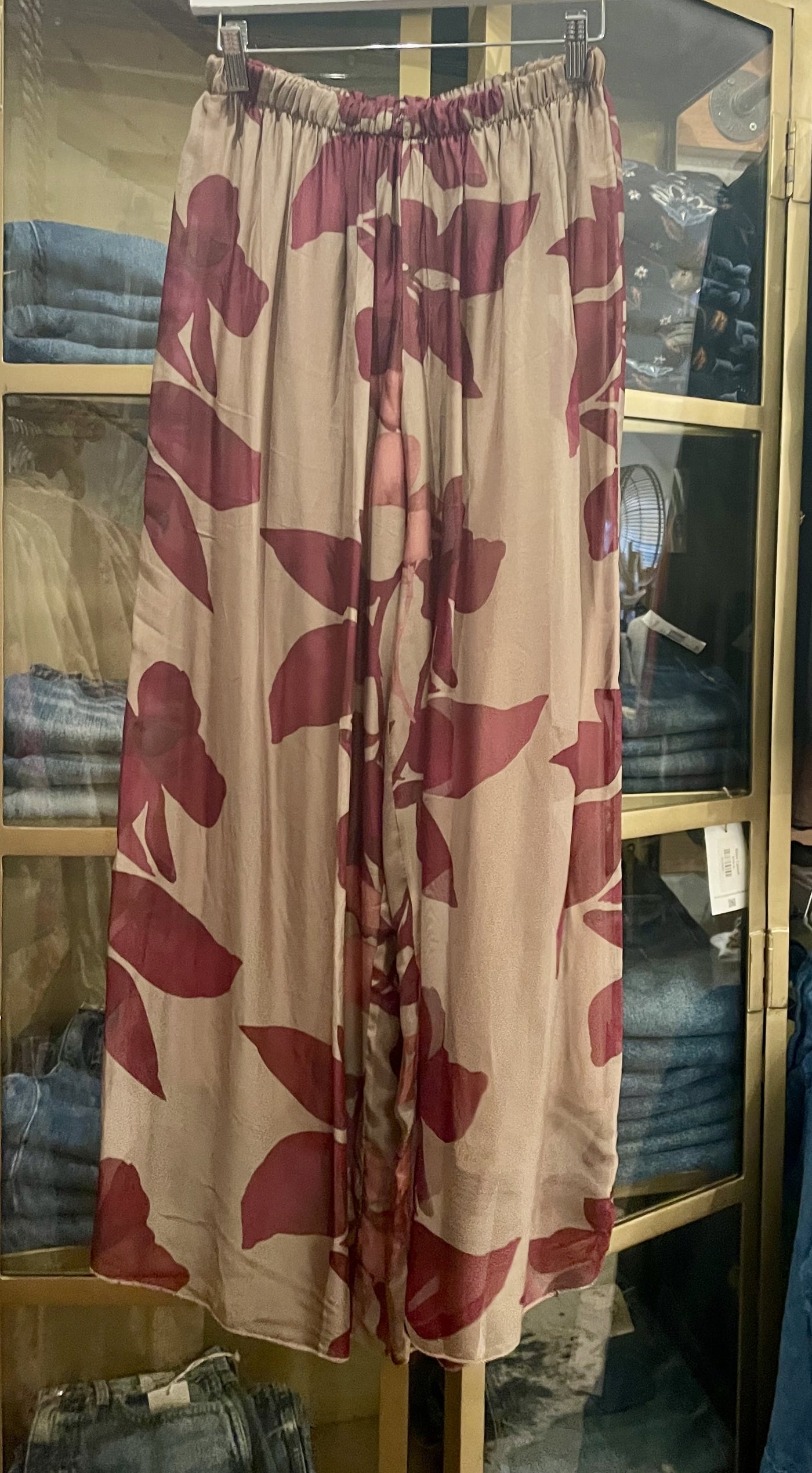 Sunset Flora Wide-Leg Pants by 75