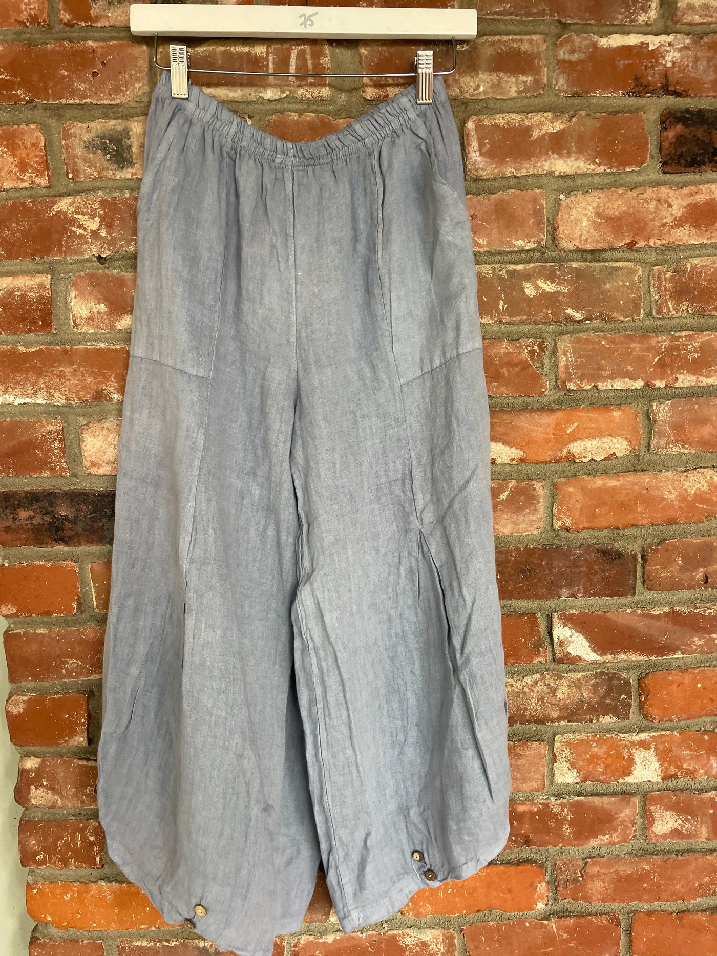 Coastal Cloud Linen Pants by 75