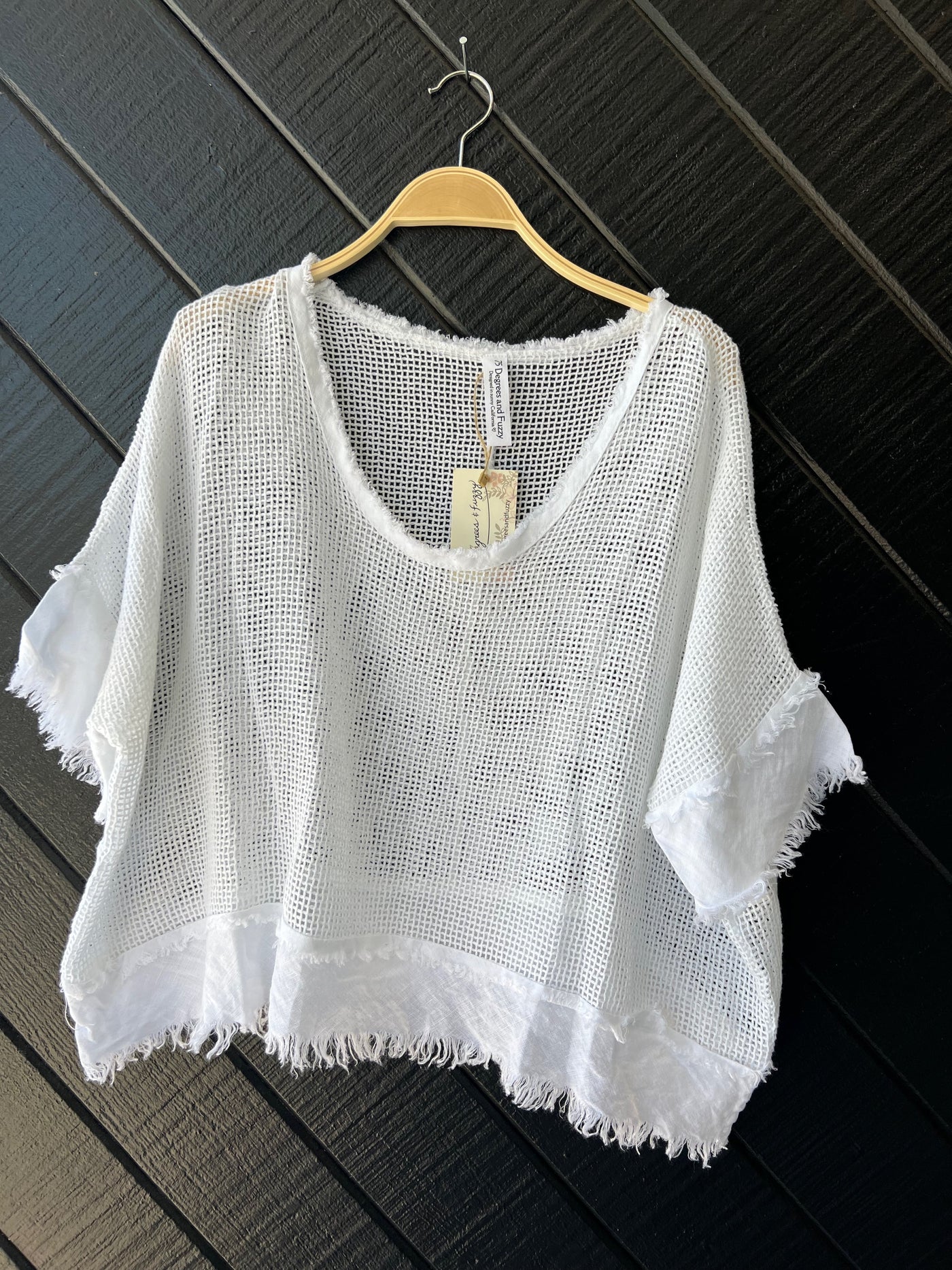 Coastal Breeze Mesh Top by 75