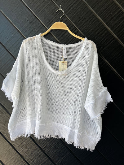 Coastal Breeze Mesh Top by 75