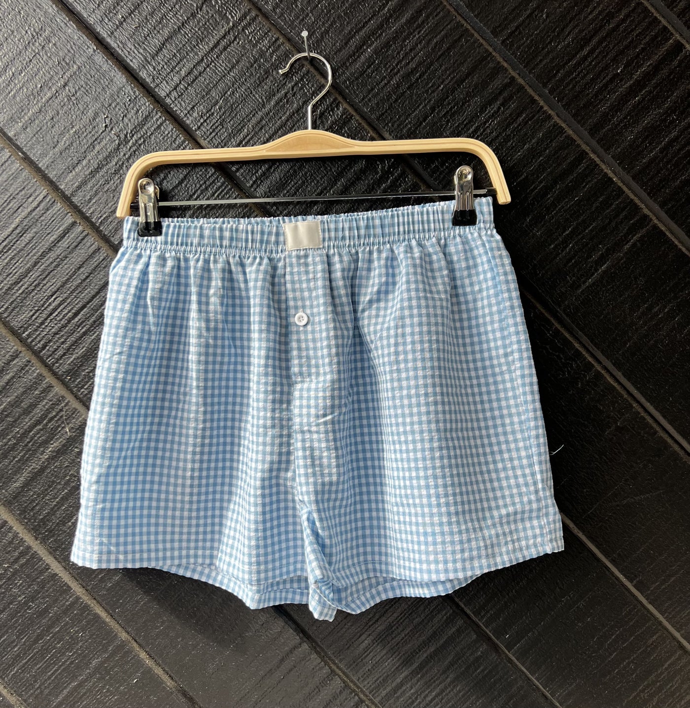 Coastal Gingham Lounge Shorts by 75
