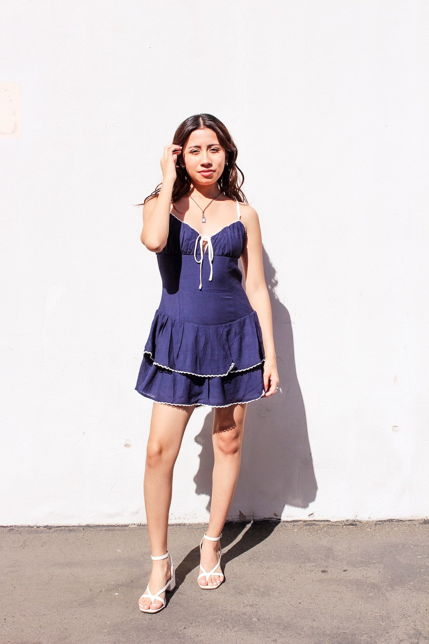 Coastal Dreams Tiered Mini Dress by 75
