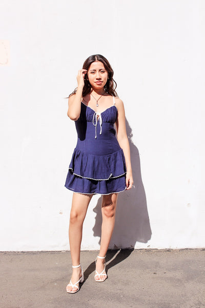 Coastal Dreams Tiered Mini Dress by 75