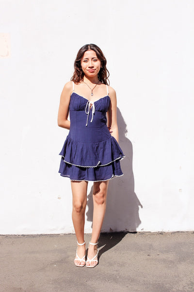 Coastal Dreams Tiered Mini Dress by 75