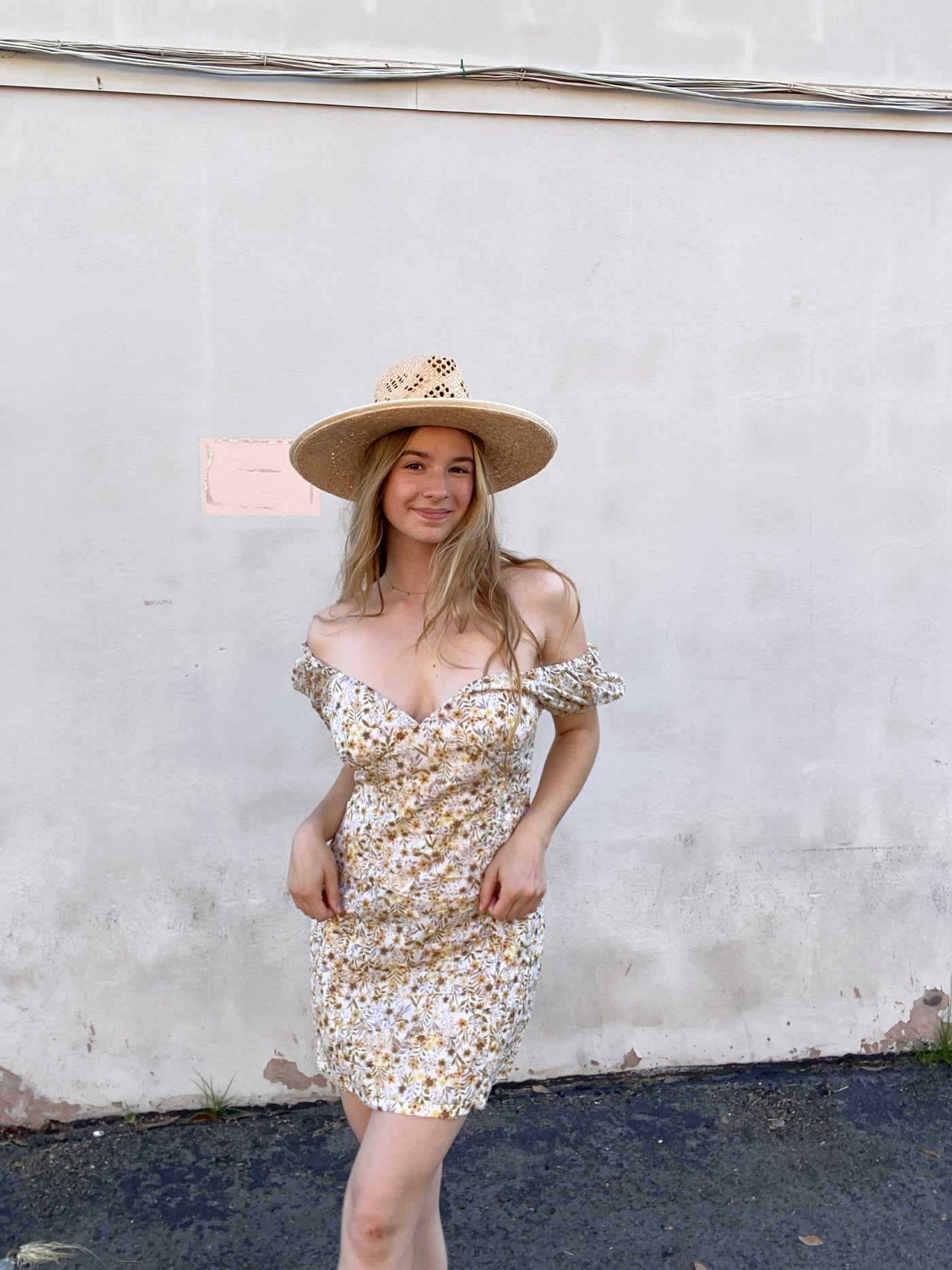 Mini Fall Floral Dress with Layered Ruffles