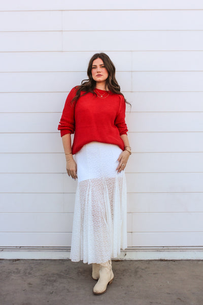 Cozy Drift Cable Knit Sweater by 75