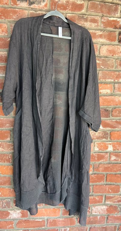 Catalina Breeze Linen Cardigan by 75