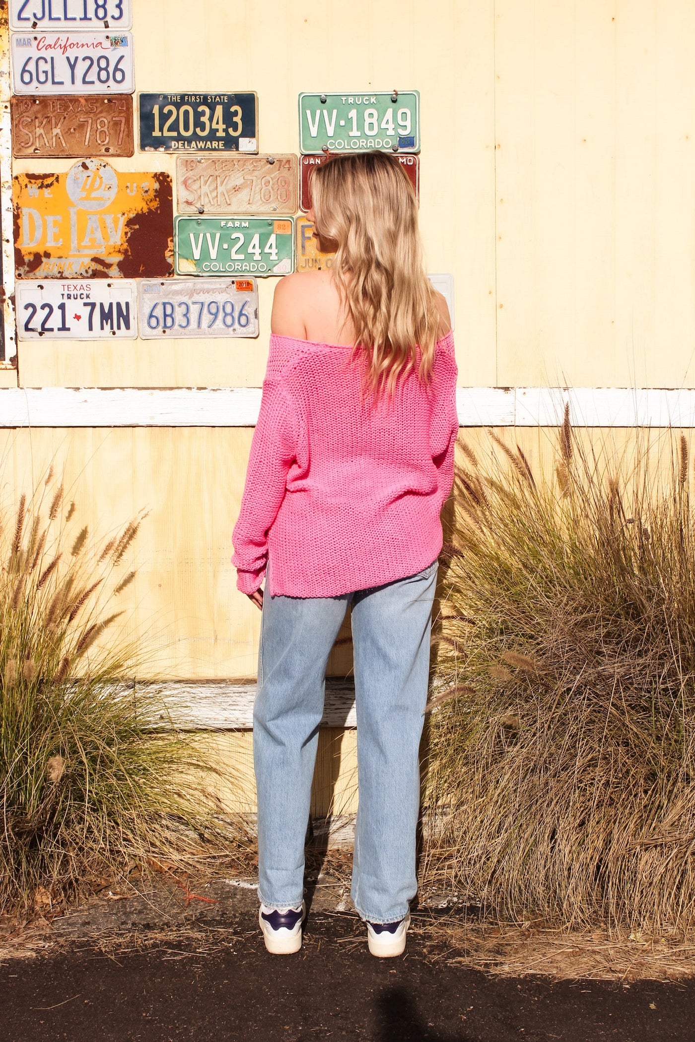San Clemente V-Neck Cotton Sweater