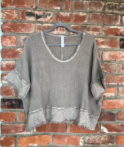 Coastal Breeze Mesh Top by 75