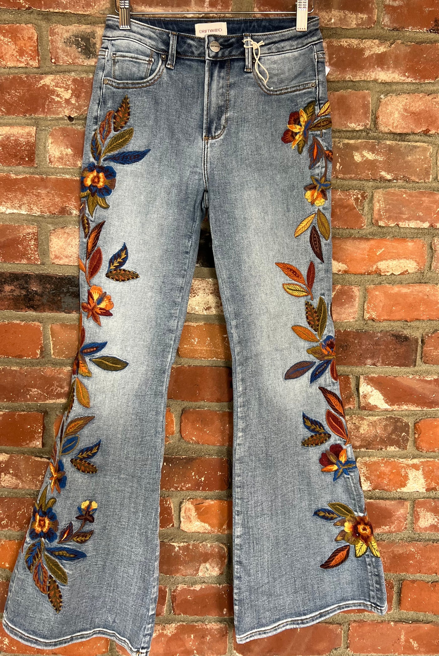 Farrah Embroidered Flare Jeans by Driftwood