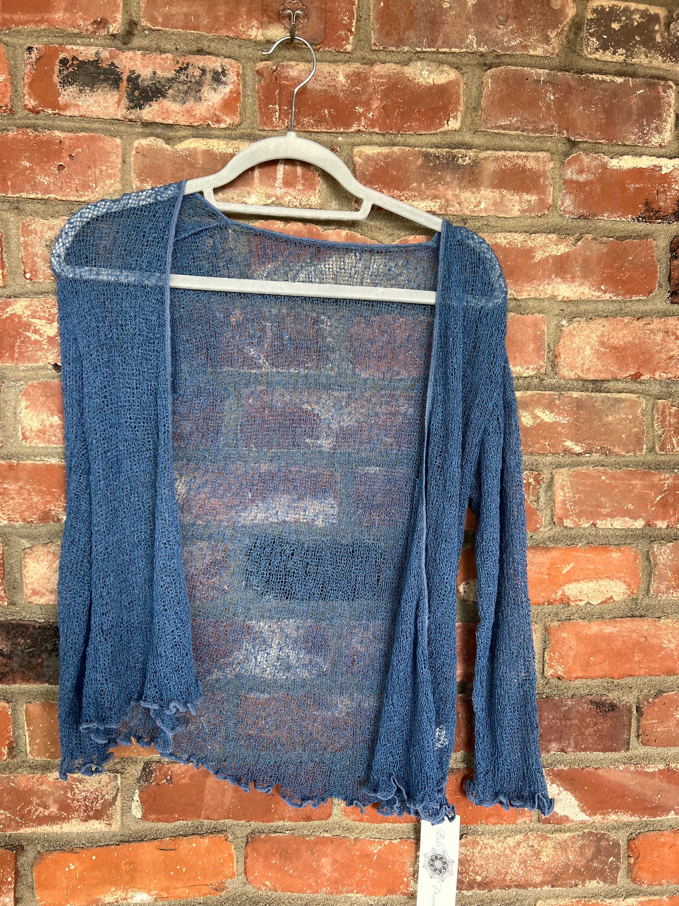 Sea Mist Sheer Knit Cardigan by 75