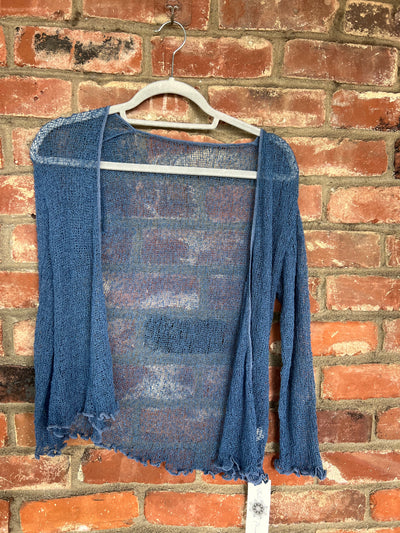 Sea Mist Sheer Knit Cardigan by 75