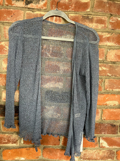 Sea Mist Sheer Knit Cardigan by 75