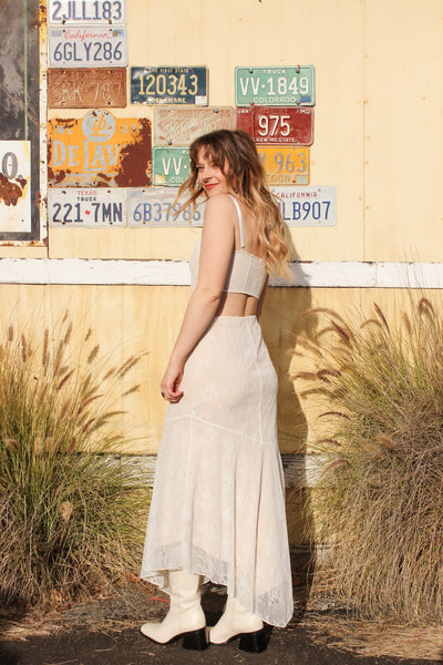 Ethereal Lace Handkerchief Skirt by 75