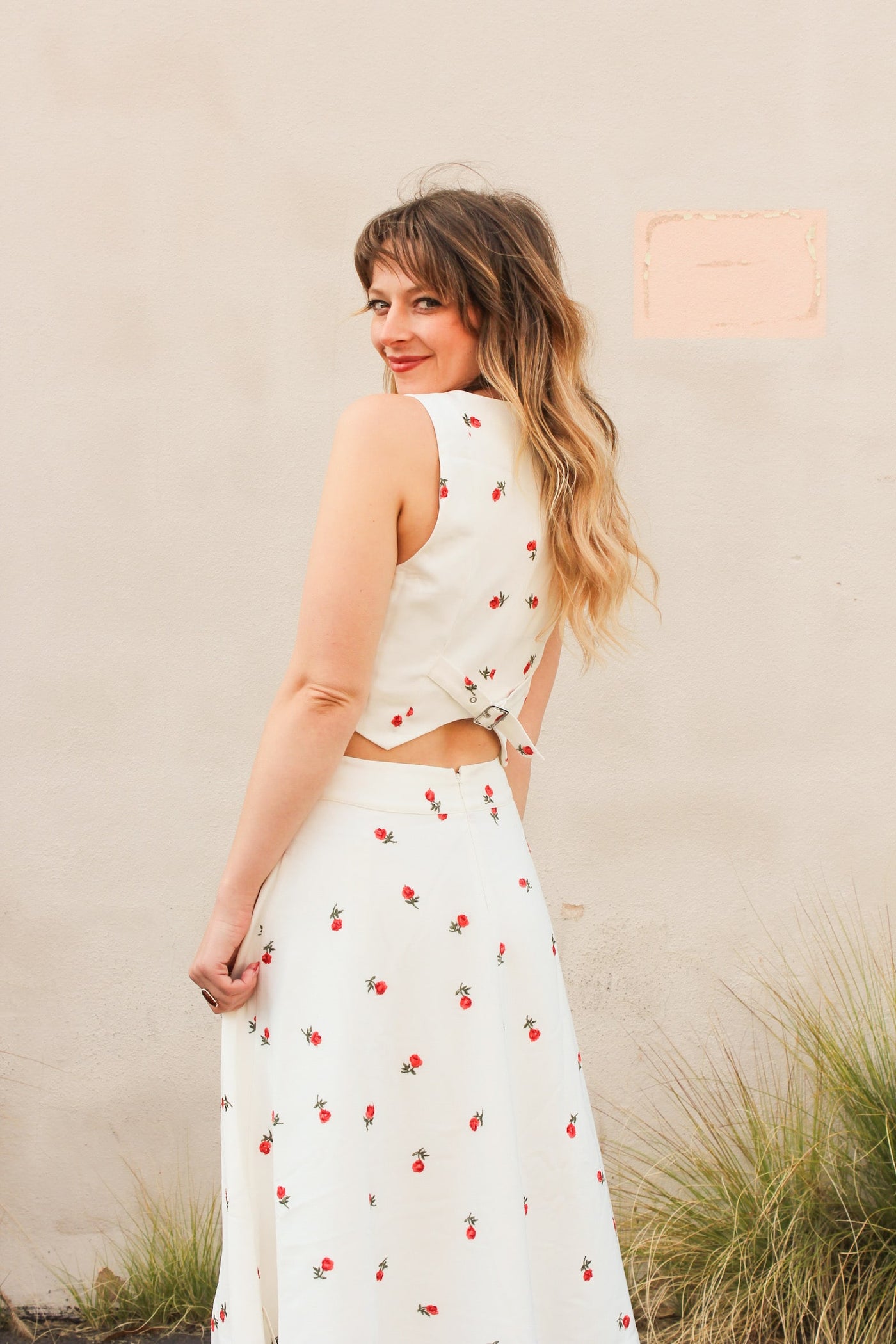 Talia Midi Skirt by for Love & Lemons