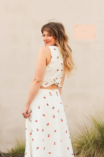 Talia Midi Skirt by for Love & Lemons