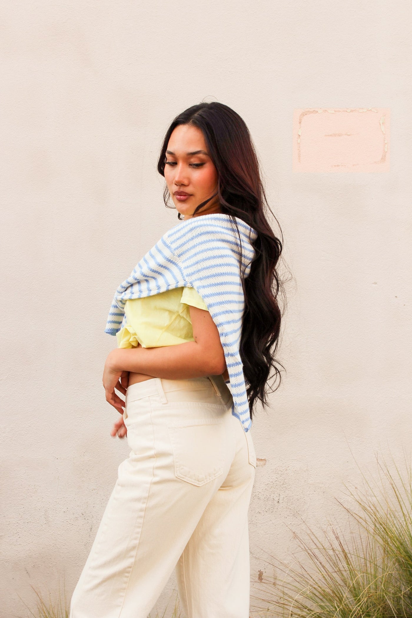 Seaside Striped Knit Sweater by 75