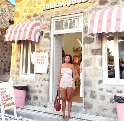 Cotton Candy Sunset Romper BY 75