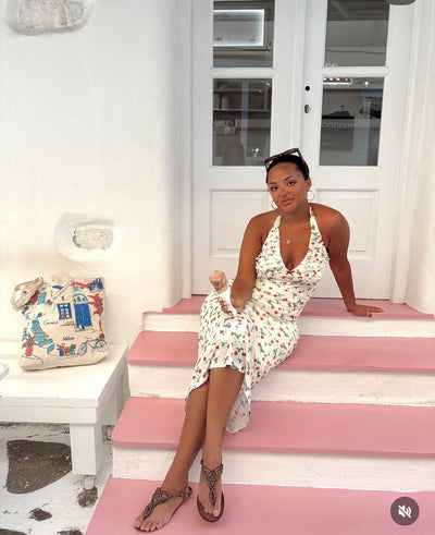 Strawberry Fields Forever Halter Maxi by 75