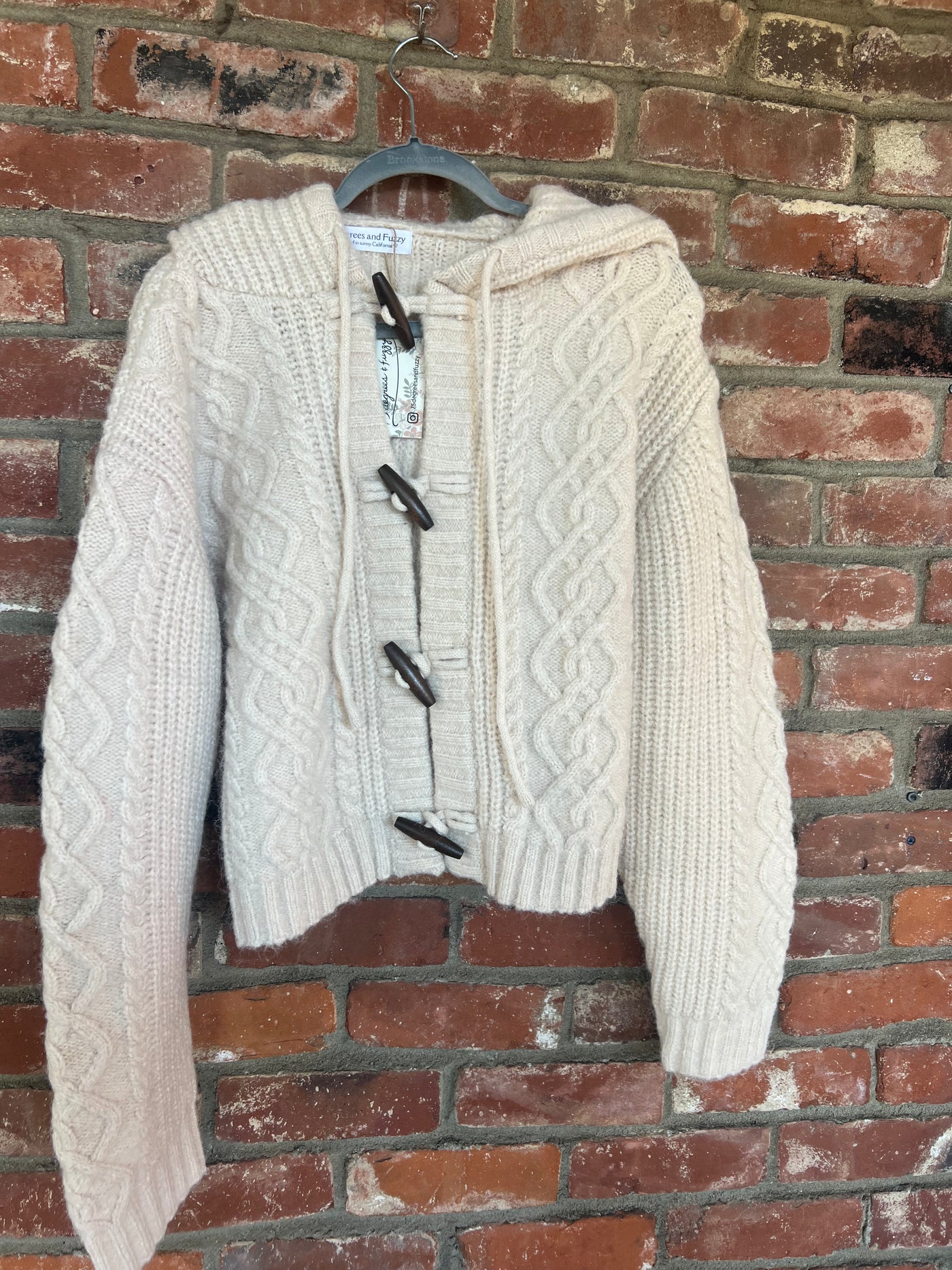 Coastal Hearth Toggle Knit Hoodie by 75