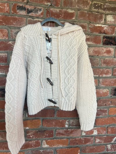 Coastal Hearth Toggle Knit Hoodie by 75