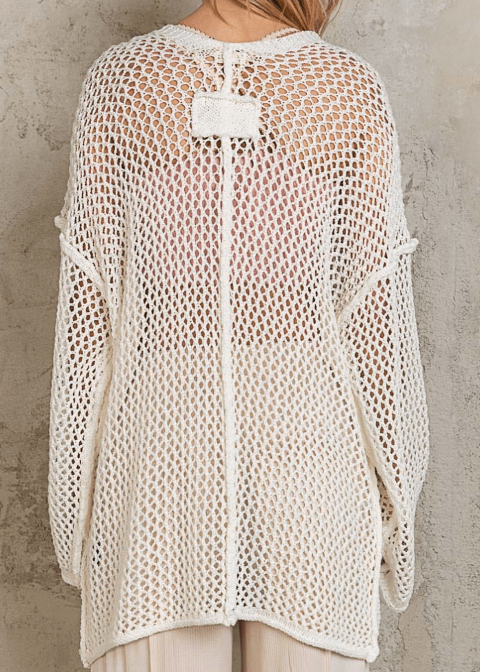 Crochet Open Cardigan