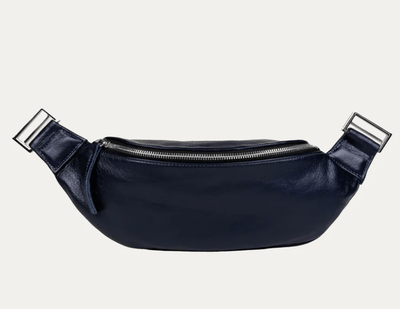Fanny Pack + Crossbody Bag | Navy + Silver Hardware by PaulyJen