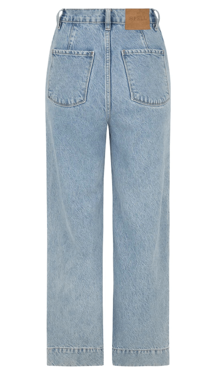 Classic Denim Cropped Jeans by Spell the Gypsy