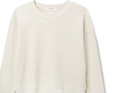 Emmy Reverse French Terry Crewneck by Perfect White Tee
