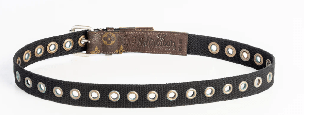 Single Row Repurposed Canvas Belt by Salty Bitch