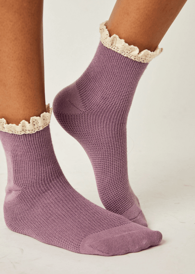 BELOVED WAFFLE KNIT ANKLE by Free People