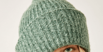 HARBOR MARLED RIBBED BEANIE by Free People