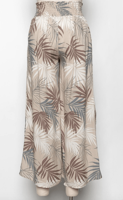 Woven Wide Cropped Pants