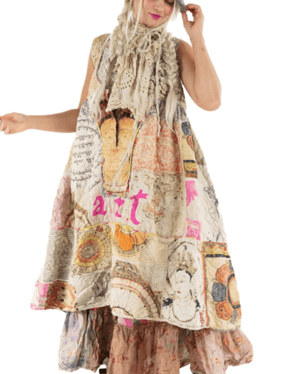 Patchwork Bharata Tank Dress 933 by Magnolia Pearl