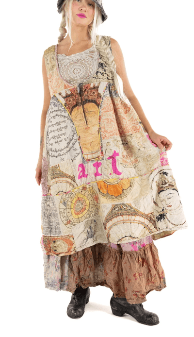 Patchwork Bharata Tank Dress 933 by Magnolia Pearl
