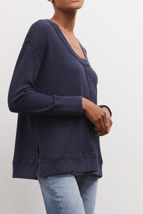 Willow Waffle Long Sleeve Top by Z Supply