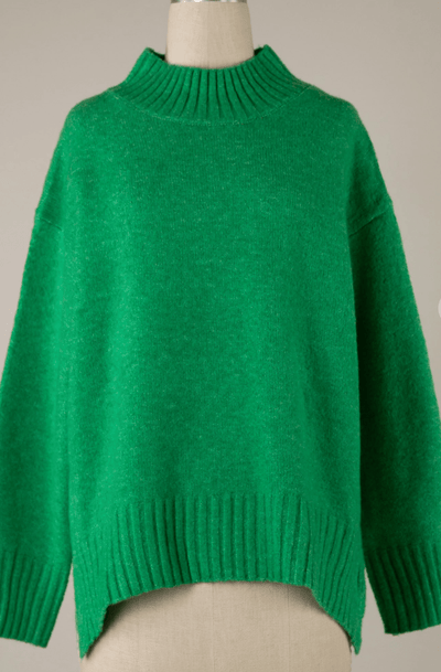 RIBBED MOCK NECK SWEATER by 75