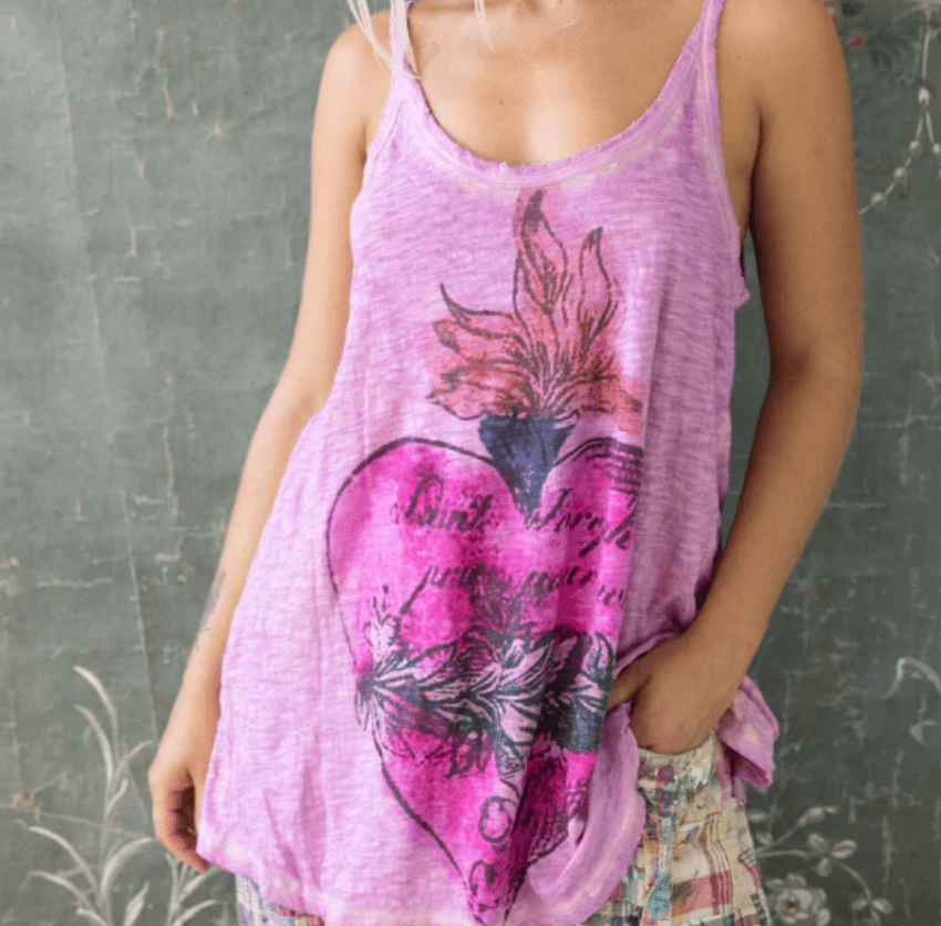 Awaken Sleeping Heart Lana Tank 1844 by Magnolia Pearl