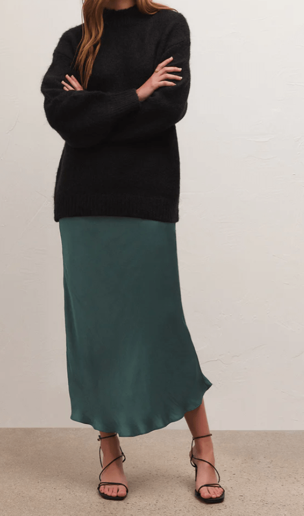 Z SUPPLY-EUROPA POLY SHEEN SKIRT