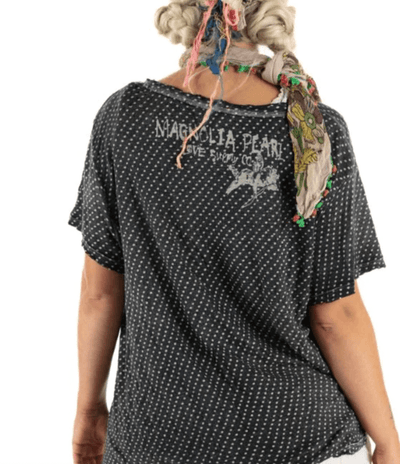 Linen Dot Print T 1477 by Magnolia Pearl