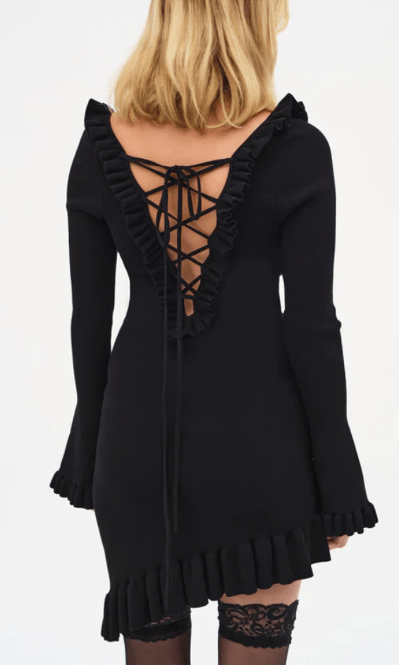 For Love & Lemons - Stevie Mini Dress, Women's Dress, Black, L, Women's Apparel, Women's Clothing For Love & Lemons - Stevie Mini Dress, Women's Dress, Black, L, Women's Apparel, Women's Clothing