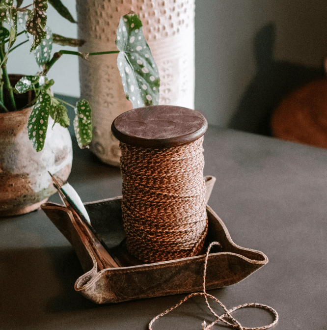 Multicolored String on Wooden Spool -by Sugarboo