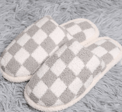 CHECKERED SLIPPER