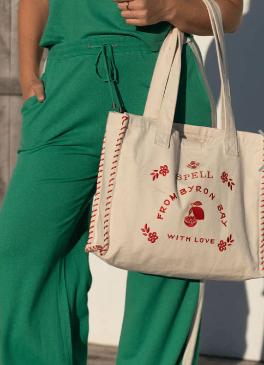 HOLIDAY TOTE BAG BY SPELL THE GYPSY