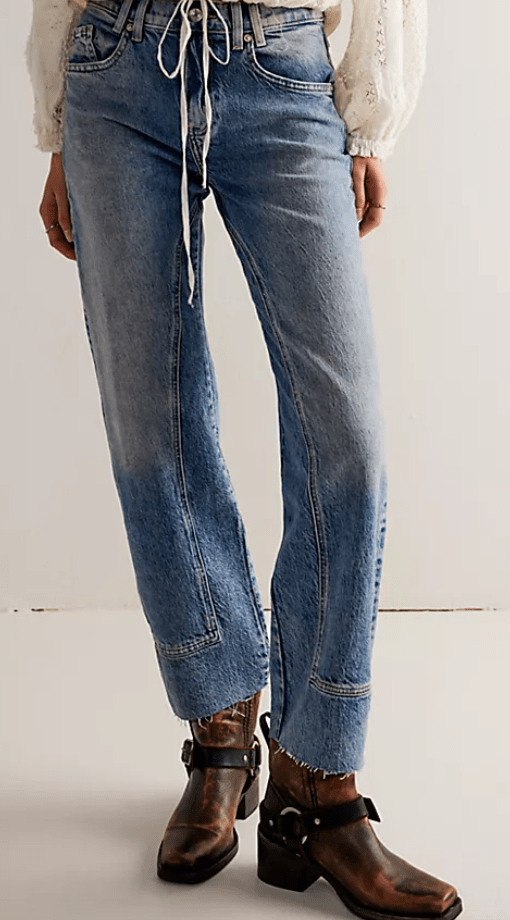 RISK TAKER HIGH RISE STRAIGHT by Free People