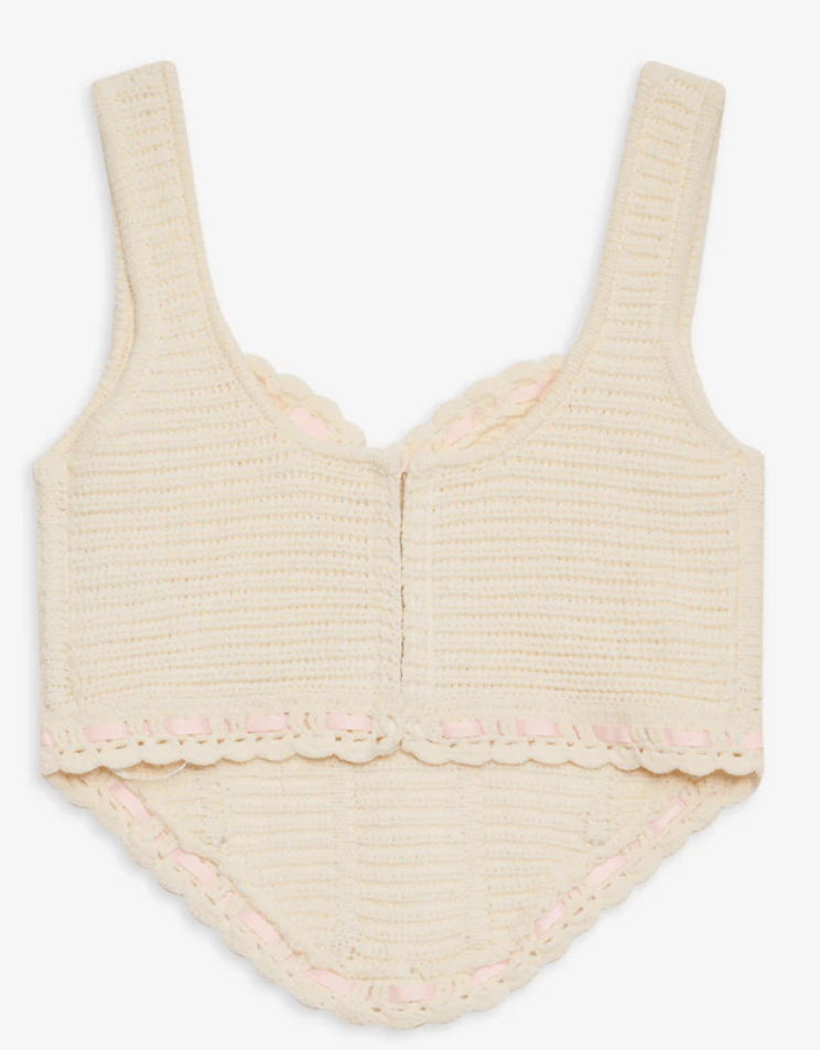 Olina Crochet Top by for Love & Lemons